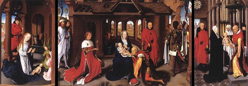 Hans Memling Triptych oil painting image